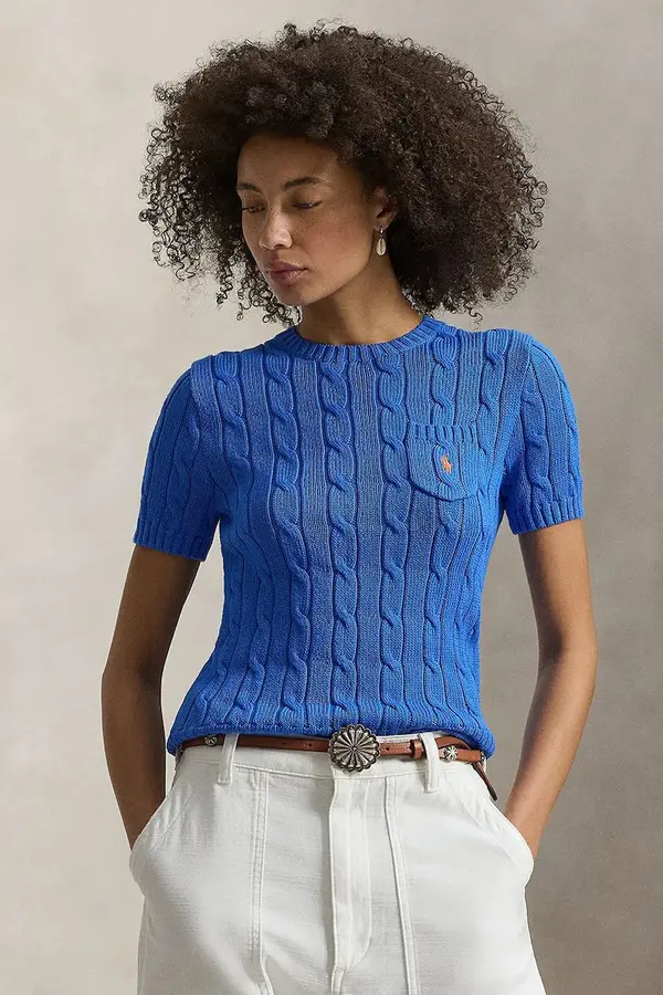 Polo Ralph Lauren Polo Ralph Lauren pulover za žene od pamuka