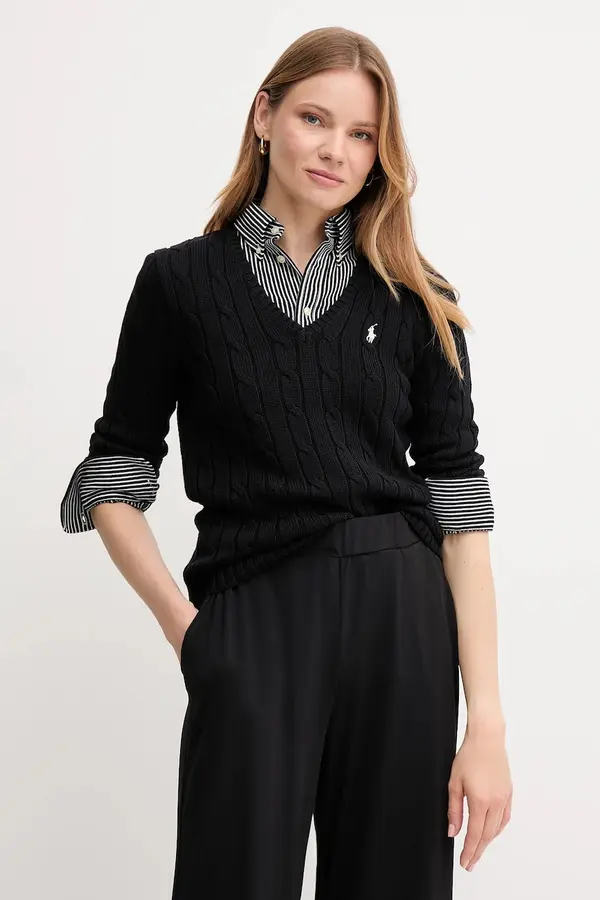 Polo Ralph Lauren Polo Ralph Lauren pulover za žene od pamuka