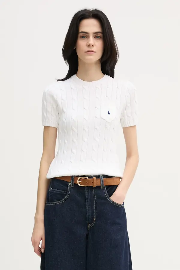 Polo Ralph Lauren Polo Ralph Lauren pulover za žene od pamuka