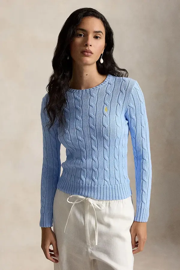 Polo Ralph Lauren Polo Ralph Lauren pulover za žene od pamuka PIMA COTTON -LSL-PLO