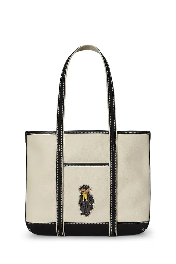 Polo Ralph Lauren Polo Ralph Lauren shopper torba za žene pamučna