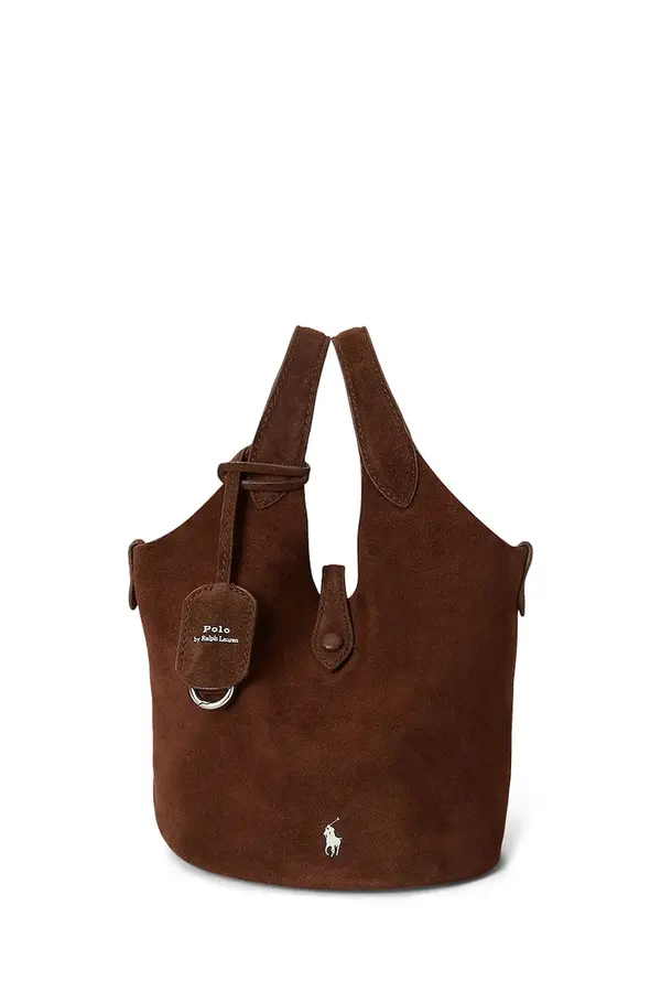 Polo Ralph Lauren Polo Ralph Lauren torba za žene od brušene kože