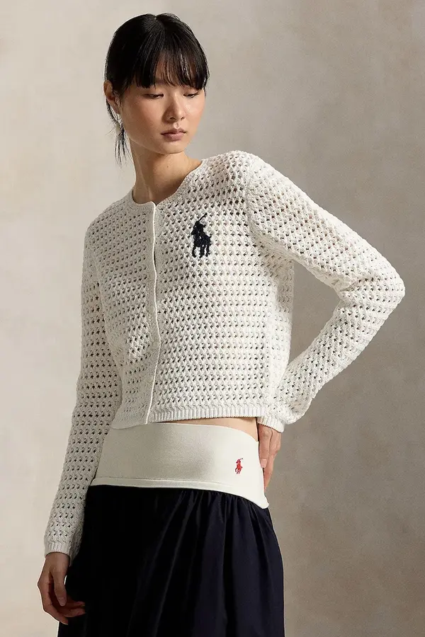 Polo Ralph Lauren Polo Ralph Lauren vesta za žene od pamuka