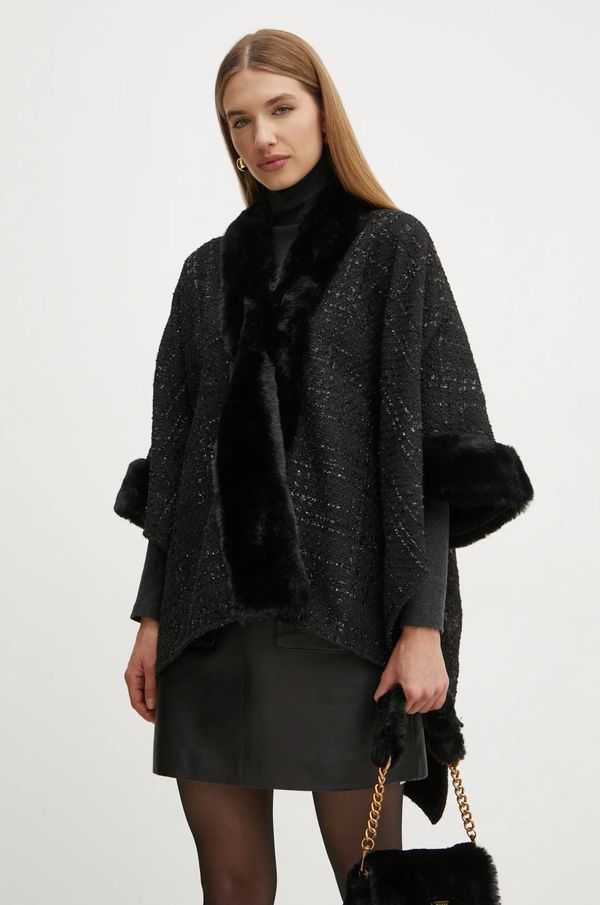 Morgan Pončo Morgan 5TWEED boja: crna, 5TWEED