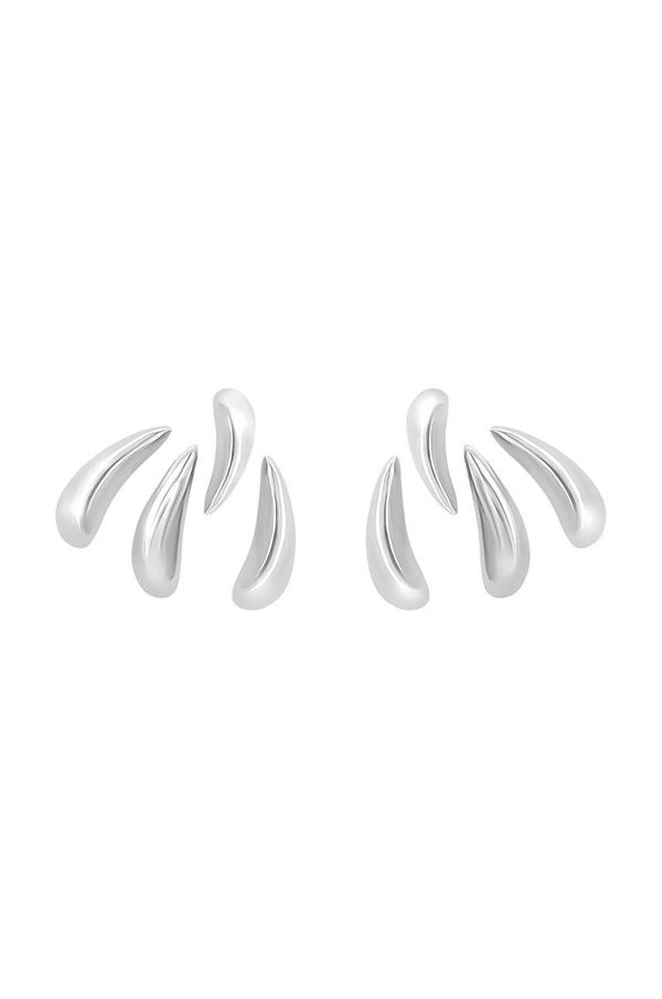 Lilou Posrebrene naušnice Lilou Forza