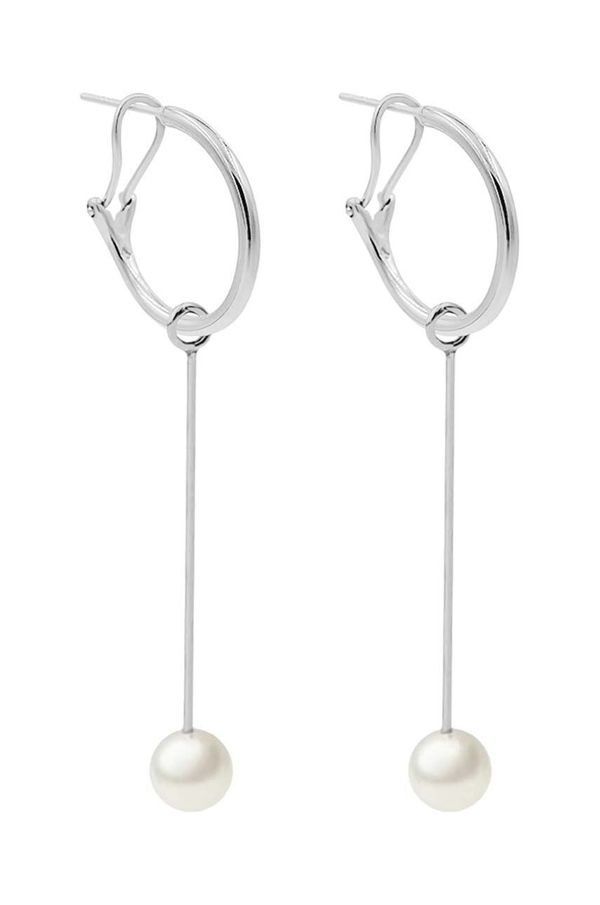 Lilou Posrebrene naušnice Lilou