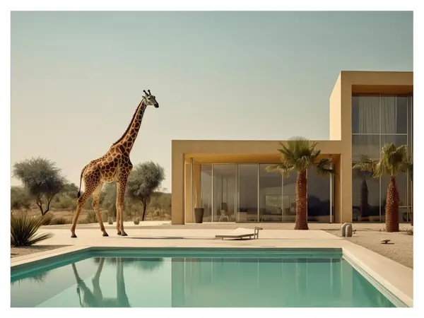 HARTMAN Poster AI art HARTMAN Urban Zoo 30 x 40 cm