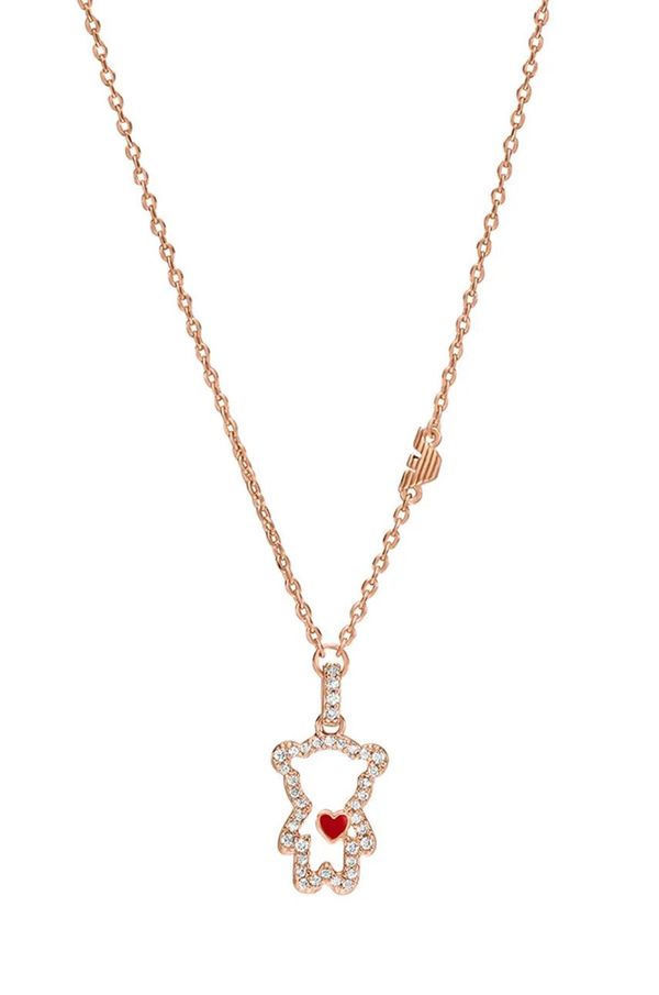 Emporio Armani Pozlaćena ogrlica Emporio Armani EGS3162221