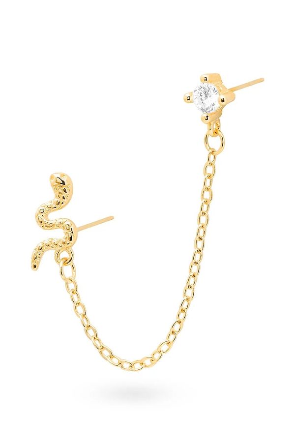 ANIA KRUK Pozlaćena srebrna naušnica ANIA KRUK VINTAGE SMVKC2322Z