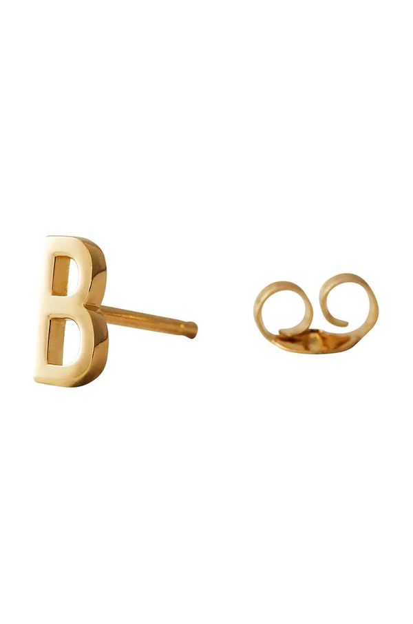 Design Letters Pozlaćena srebrna naušnica Design Letters 90401001B