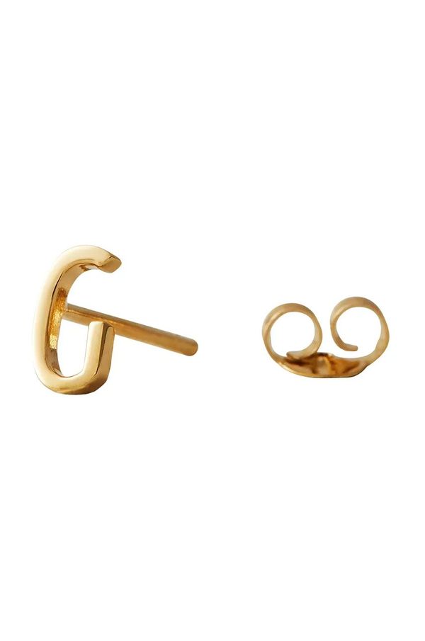 Design Letters Pozlaćena srebrna naušnica Design Letters 90401001G