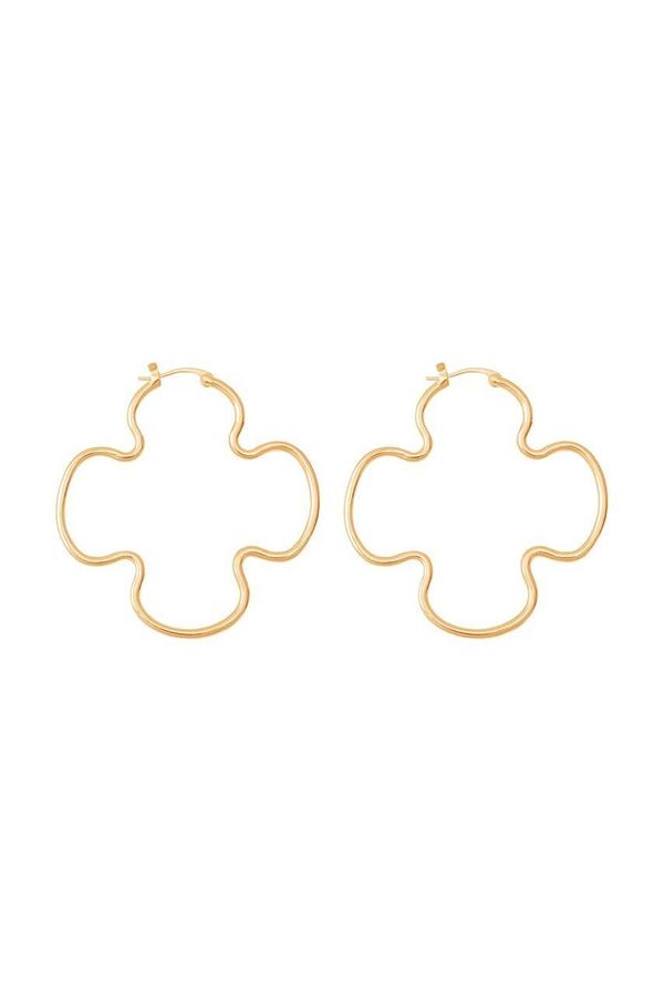 Lilou Pozlaćene naušnice Lilou Clover