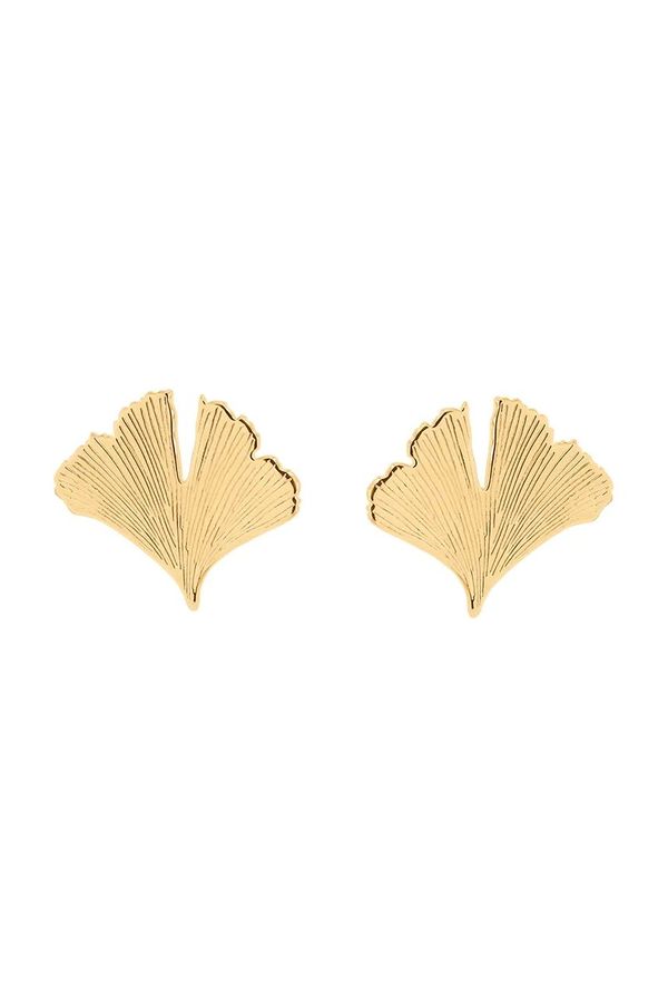 Lilou Pozlaćene naušnice Lilou Ginko 138/7/KOL/E/PO