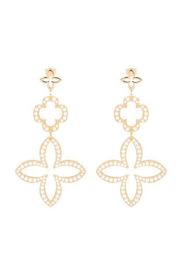 Lilou Pozlaćene naušnice Lilou Les Trésors de Lilou