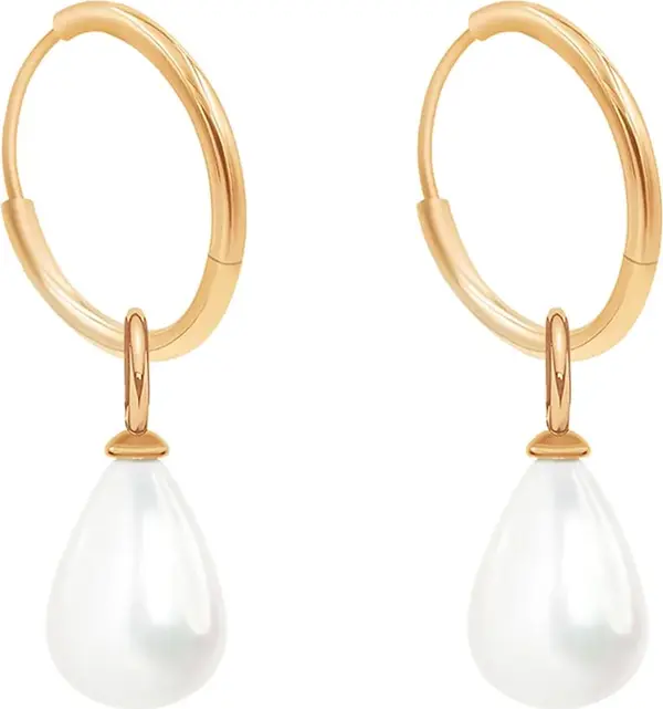 Lilou Pozlaćene naušnice Lilou Pearls