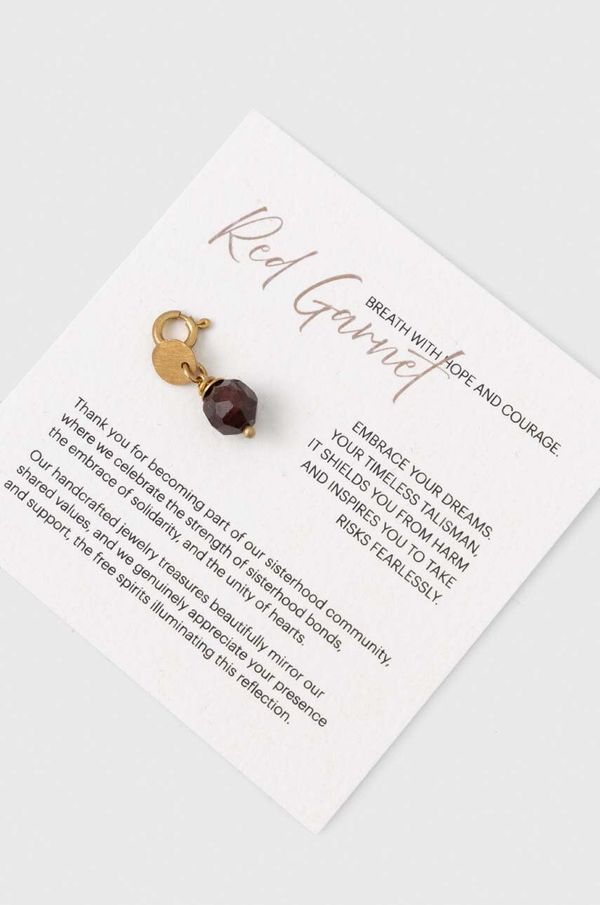 Answear Lab Pozlaćeni srebrni privjesak Answear Lab