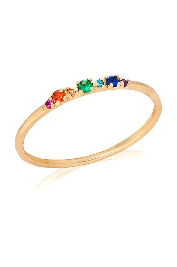 ANIA KRUK Pozlaćeni srebrni prsten ANIA KRUK Sugar