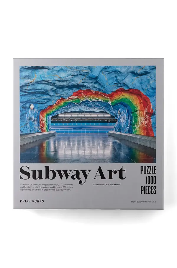 Printworks Printworks - Puzzle Subway Art Rainbow 1000 elementów