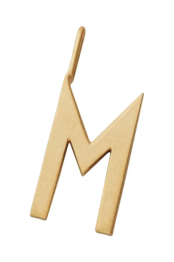 Design Letters Privjesak od pozlaćenog srebra Design Letters