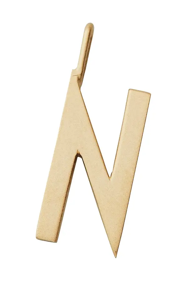 Design Letters Privjesak od pozlaćenog srebra Design Letters