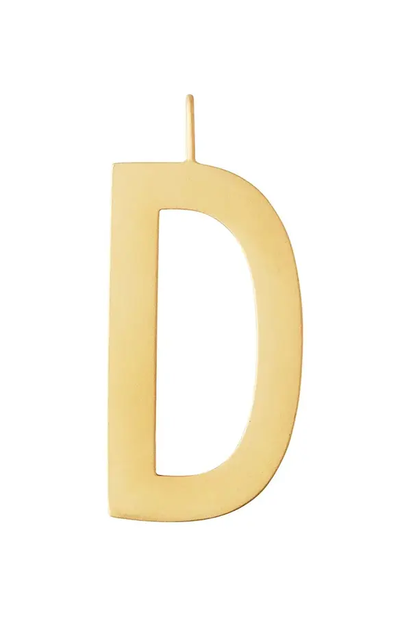 Design Letters Privjesak od pozlaćenog srebra Design Letters