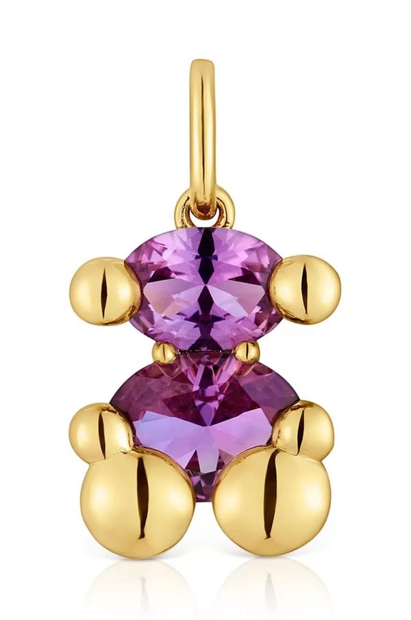 Tous Privjesak od pozlaćenog srebra Tous Bold Bear Lab 1004255400