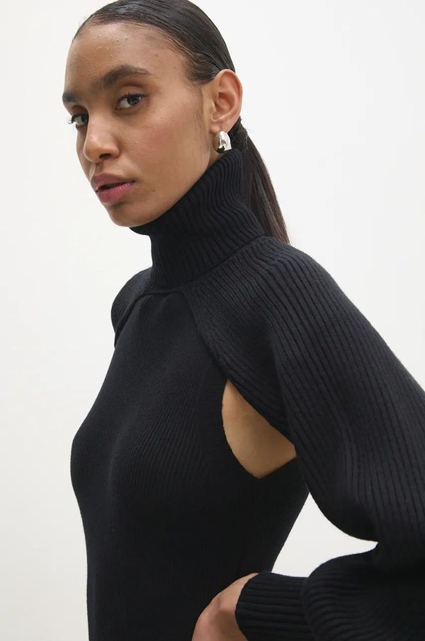 Answear Lab Prsluk Answear Lab boja: crna, lagani