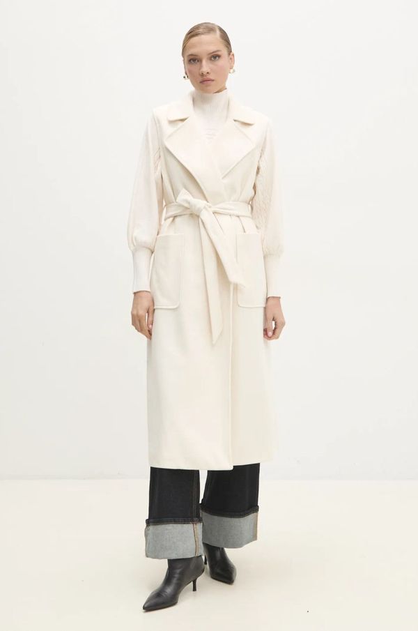 Answear Lab Prsluk Answear Lab za žene, boja: bijela, za prijelazno razdoblje