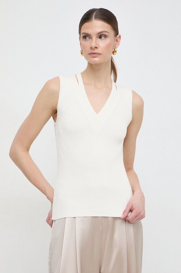 Boss Prsluk BOSS boja: bež, lagani, 50512919