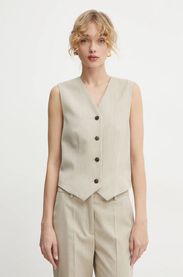 By Malene Birger Prsluk By Malene Birger OCCA boja: bež, jednoredno zakopčavanje, 103131