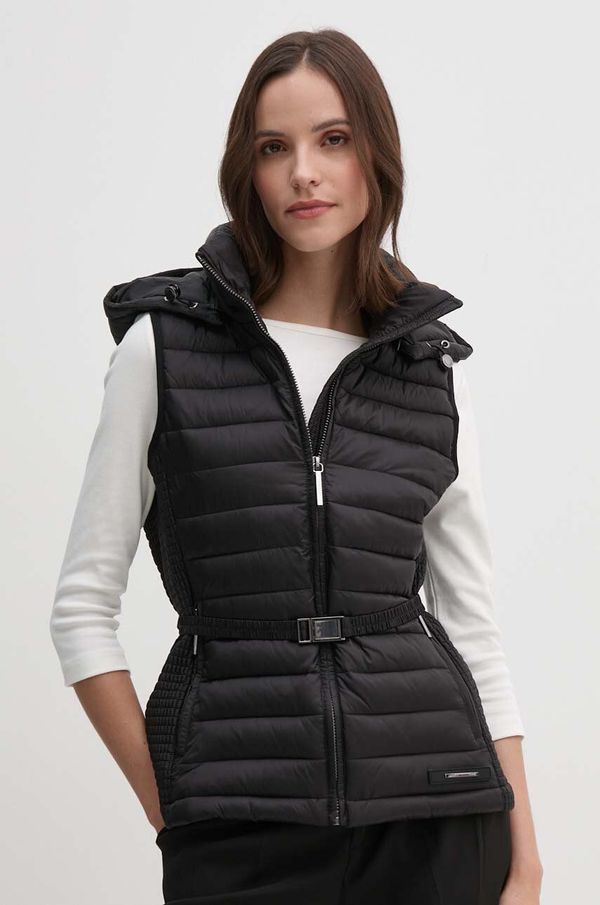 Calvin Klein Prsluk Calvin Klein za žene, boja: crna, za prijelazno razdoblje, K20K207107