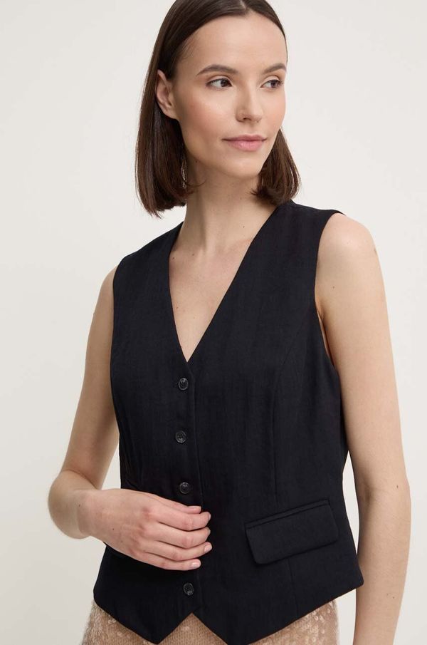 DKNY Prsluk Dkny boja: crna, jednoredno zakopčavanje, P4DTUX09