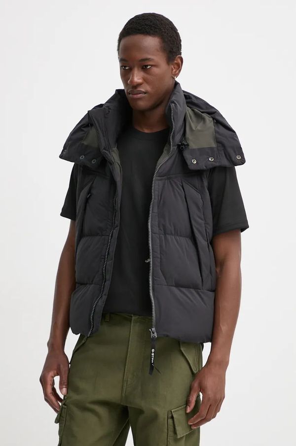 G-Star Raw Prsluk G-Star Raw za muškarce, boja: crna, za zimu, D25346-D518
