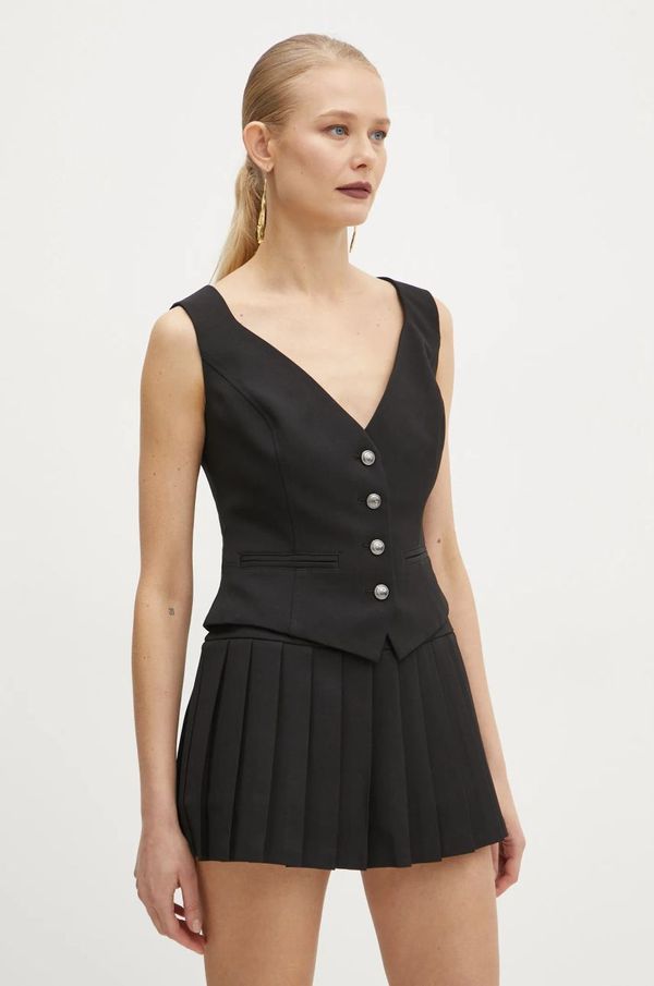 Guess Prsluk Guess boja: crna, jednoredno zakopčavanje, W5RH85 WGX02