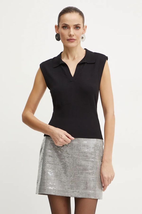 Guess Prsluk Guess boja: crna, lagani, W4BR65 Z2YK2