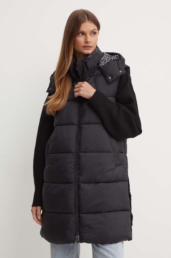 Guess Prsluk Guess ELEONORA za žene, boja: crna, za zimu, W4YL09 WGAE2