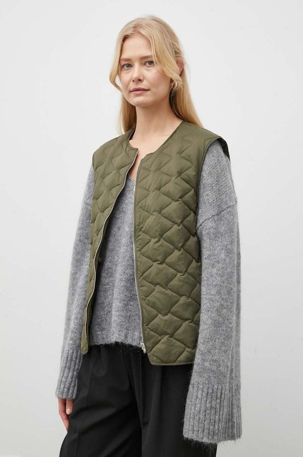 Herskind Prsluk Herskind za žene, boja: zelena, za prijelazno razdoblje