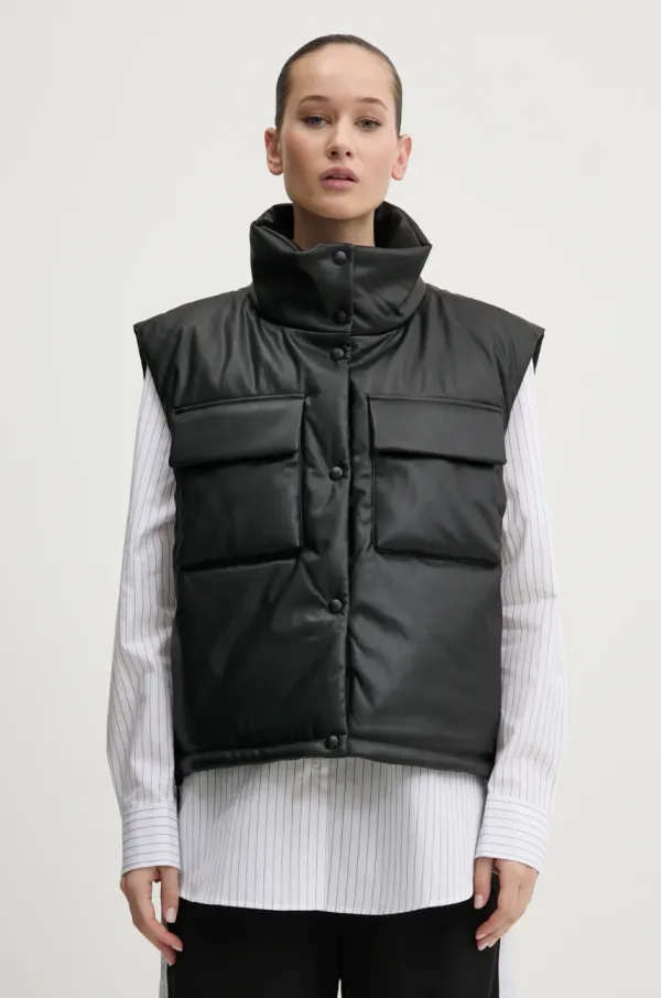 HUGO Blue Prsluk Hugo Blue za žene, boja: crna, za prijelazno razdoblje, 50530497