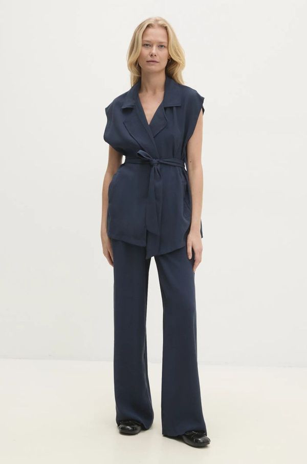 Answear Lab Prsluk i hlače Answear Lab boja: tamno plava