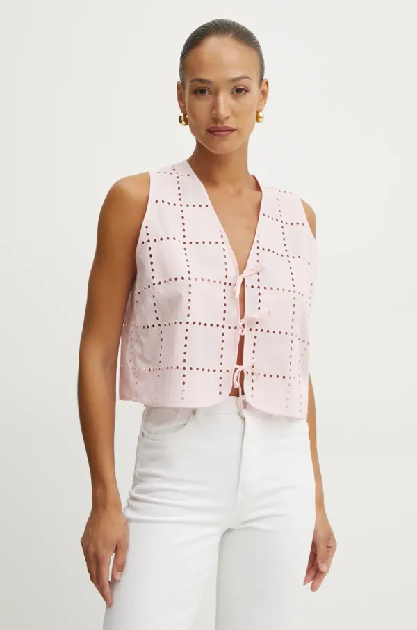 Ivy Oak Prsluk Ivy Oak boja: ružičasta, jednoredno zakopčavanje, IO112357