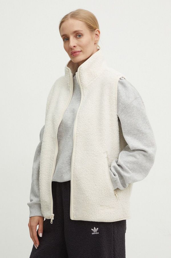 Jack Wolfskin Prsluk Jack Wolfskin za žene, boja: bež, za prijelazno razdoblje