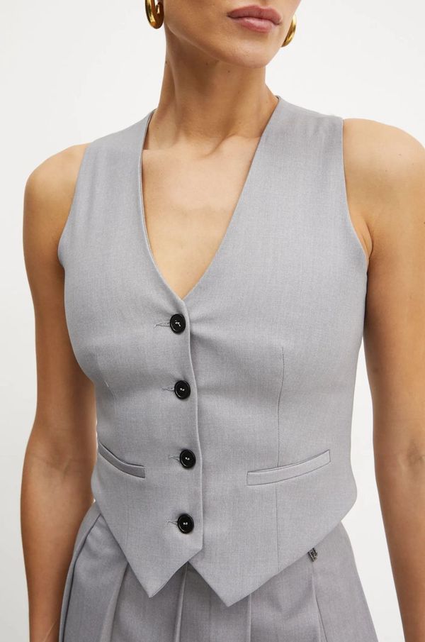 Liu Jo Prsluk Liu Jo boja: siva, jednoredno zakopčavanje, WF4484 T2627