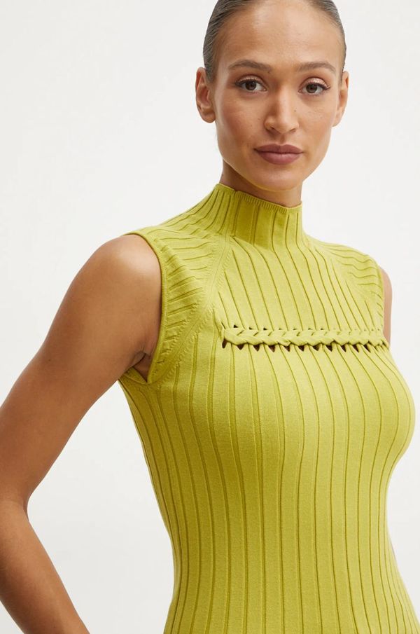 Liu Jo Prsluk Liu Jo boja: zelena, lagani, s poludolčevitom, WF4406 MS99E