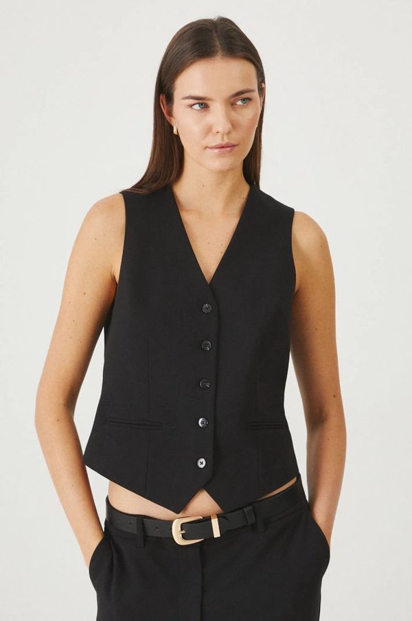 Medicine Prsluk Medicine za žene, boja: crna, jednoredno zakopčavanje