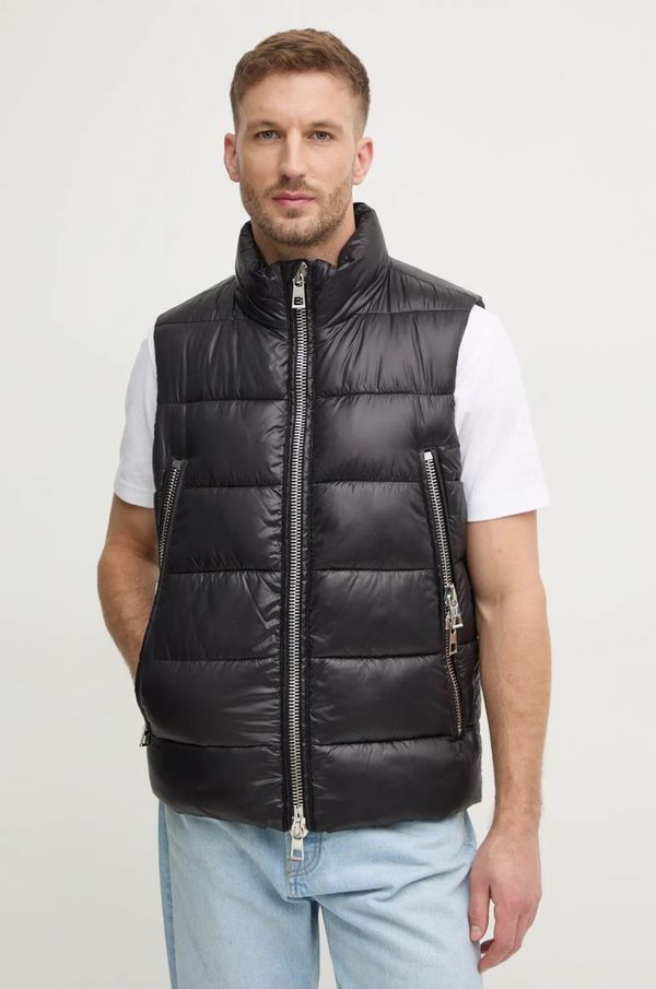 Michael Kors Prsluk Michael Kors za muškarce, boja: crna, za zimu, CF4202B35P