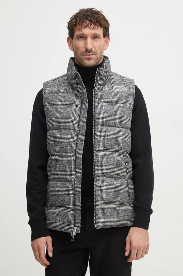 Michael Kors Prsluk Michael Kors za muškarce, boja: siva, za zimu, CF4202BFF1