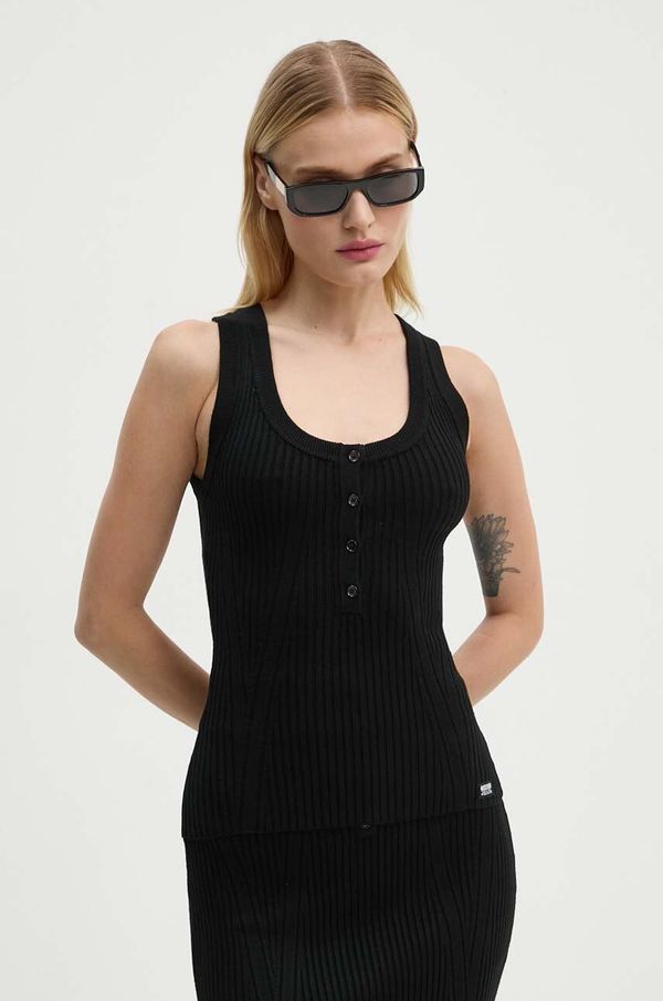 Moschino Jeans Prsluk Moschino Jeans boja: crna, J0881 8702