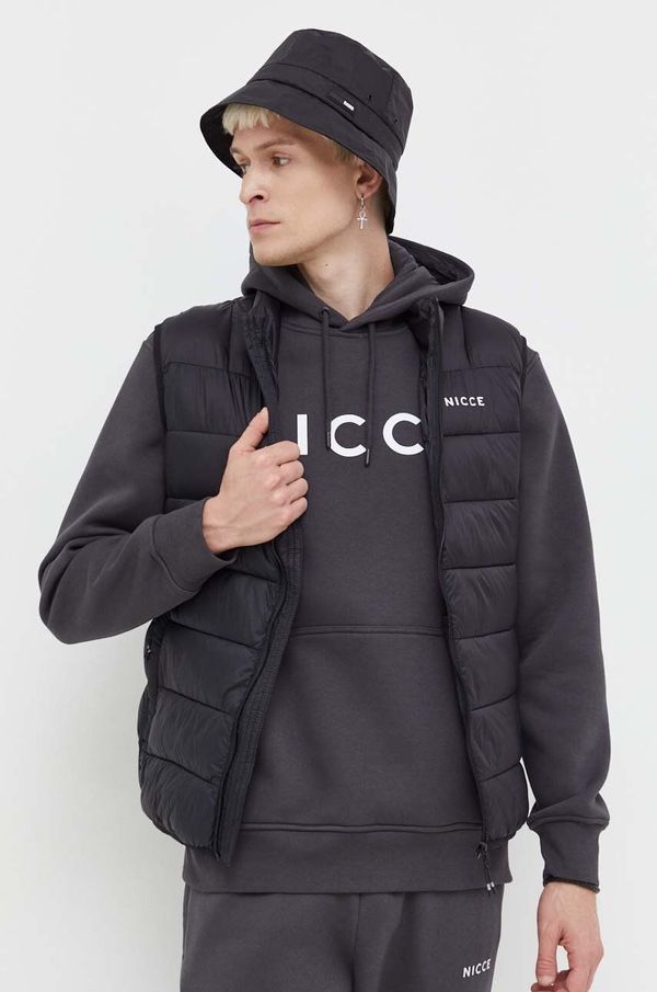 Nicce Prsluk Nicce za muškarce, boja: crna, za prijelazno razdoblje