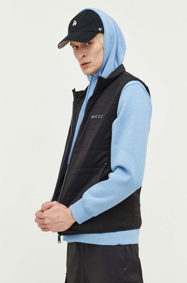 Nicce Prsluk Nicce za muškarce, boja: crna, za prijelazno razdoblje