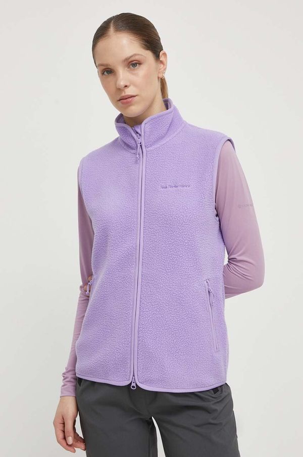 Peak Performance Prsluk Peak Performance Pile za žene, boja: ljubičasta